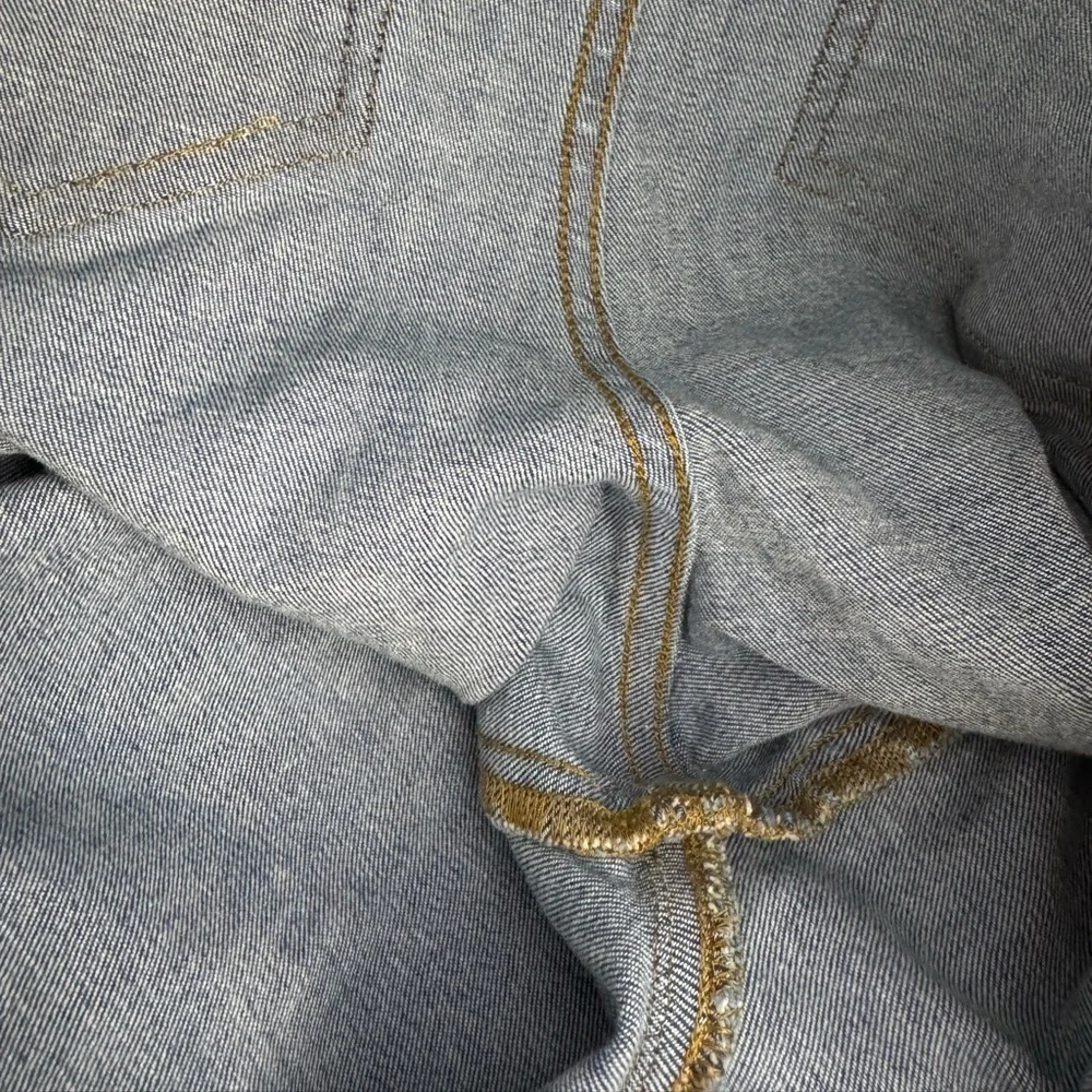 Spanx Flare Leg Jeans Size XL In Vintage Indigo Blue